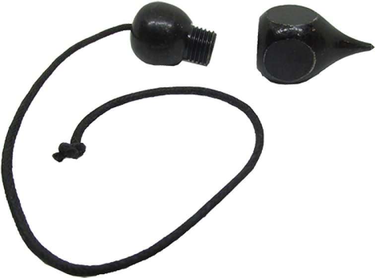 Black Colour Coated Brass Pendulum With Free Dowsing - Black Colour Coated Brass Pendulum With Free Dowsing (800x800)