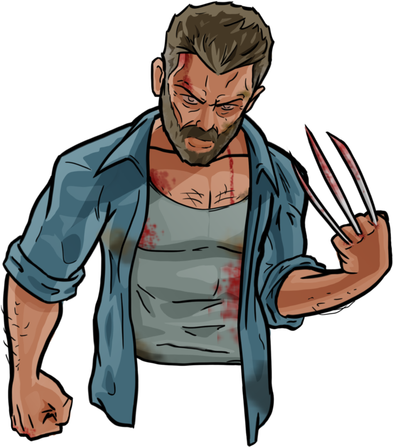 Wolverine Logan By Evanattard - Logan Wolverine Png (849x942)