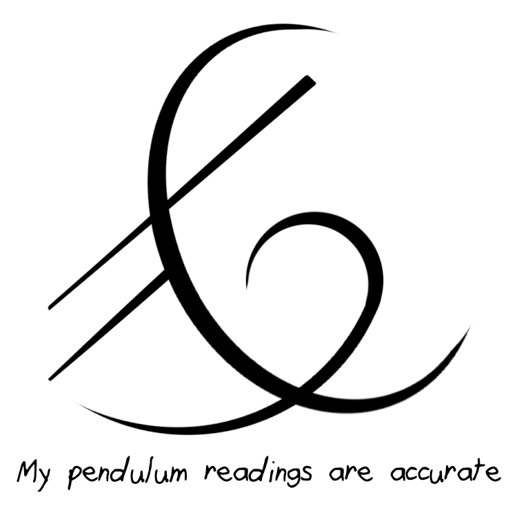 “my Pendulum Readings Are Accurate” Sigil - Sigil (750x750)