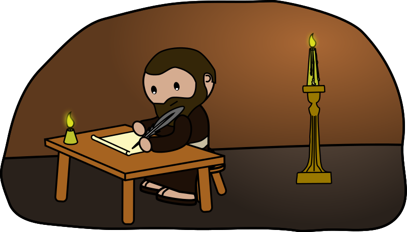Man Writing Clipart (800x456)