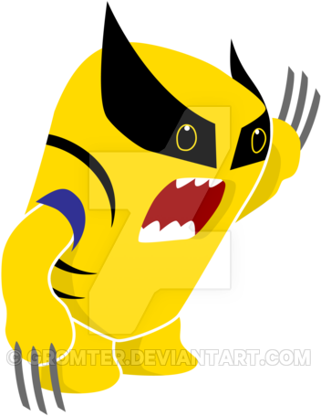 Domo Wolverine By Gromter - Domo Wolverine By Gromter (400x533)
