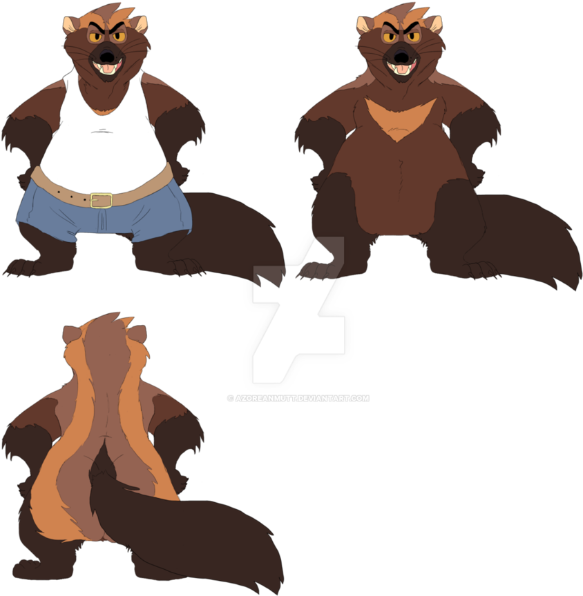 Zootopia-based Character Wolverine By Azoreanmutt - Drawing (873x916)