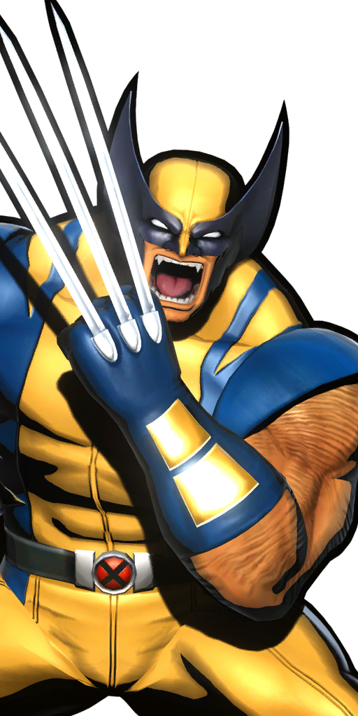 Wolverine Marvel Vs Capcom Png (512x1024)