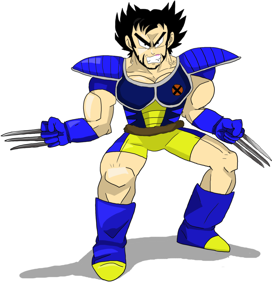 Saiyan Wolverine By Cosmicsix Saiyan Wolverine By Cosmicsix - Cartoon (1024x1448)