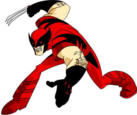 Lanterna Vermeho By Milo619 - Wolverine And The X Men (452x380)