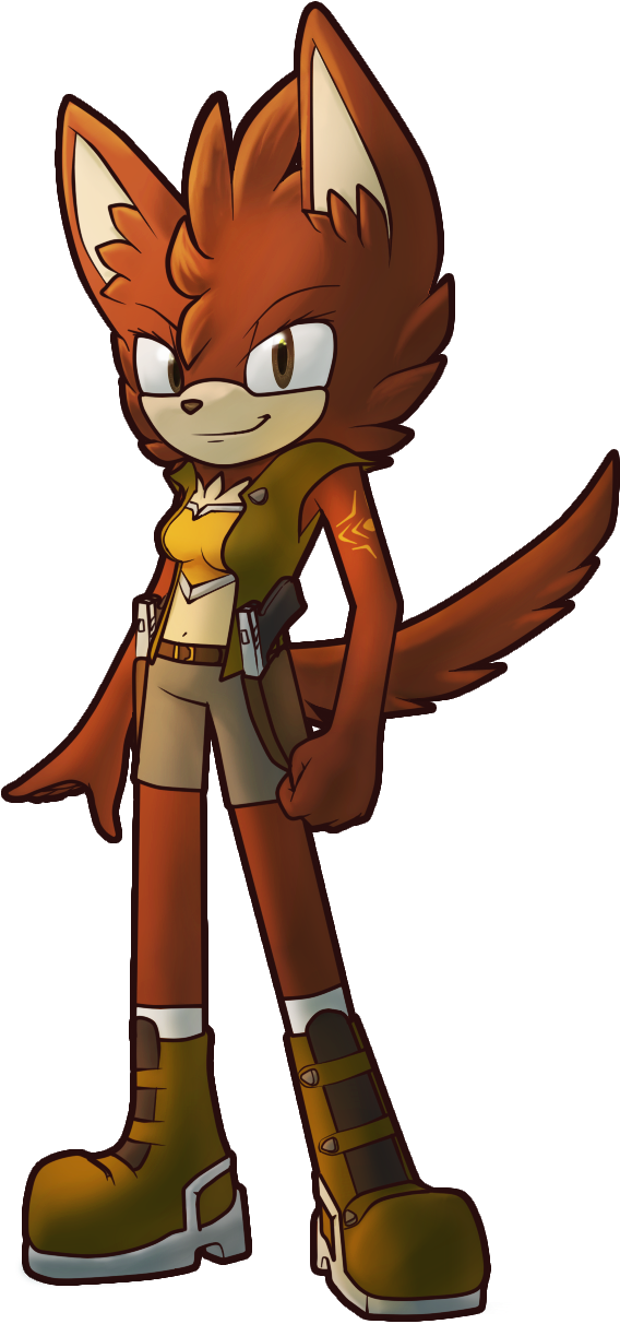 Original Sonic Fan Characters Images Cyra The Wolverine - Character (622x1241)