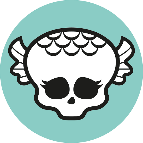 The Skullette Is One Of The Two Symbols Of Monster - Monster High (500x500)