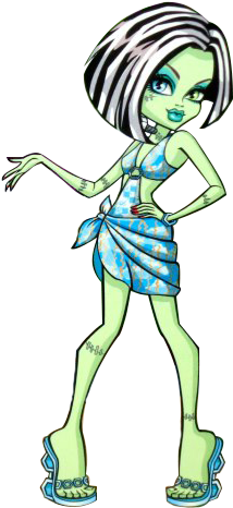 All About Monster High - Monster High Skull Shores Frankie (339x531)