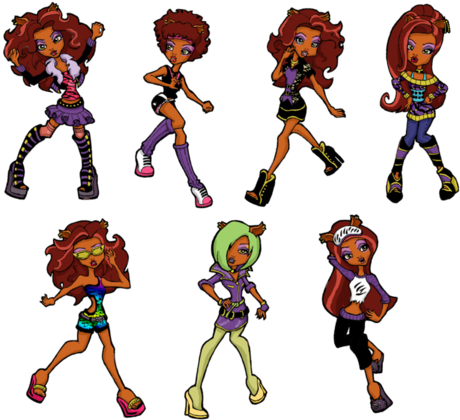 Monster High Wallpaper Called Mh Fan Art - Monster High Clawdeen (500x439)