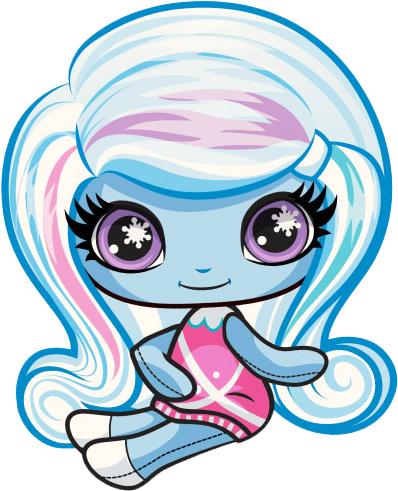 Clip Art - Monster High Abbey Bominable Mini (438x511)