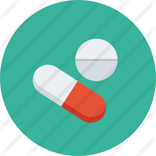 Pills - Drugs Flat Icon Png ]\ (512x512)