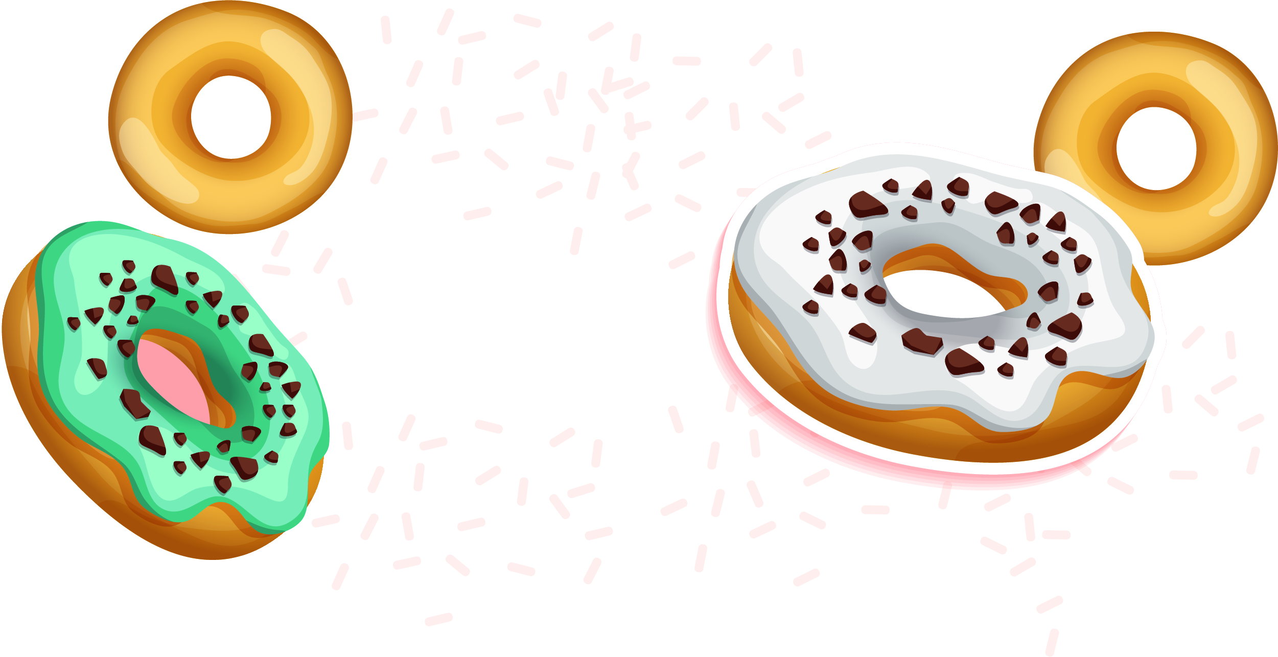 Zigzag Circle Cookie Clip Art - Zigzag Circle Cookie Clip Art (2501x1286)