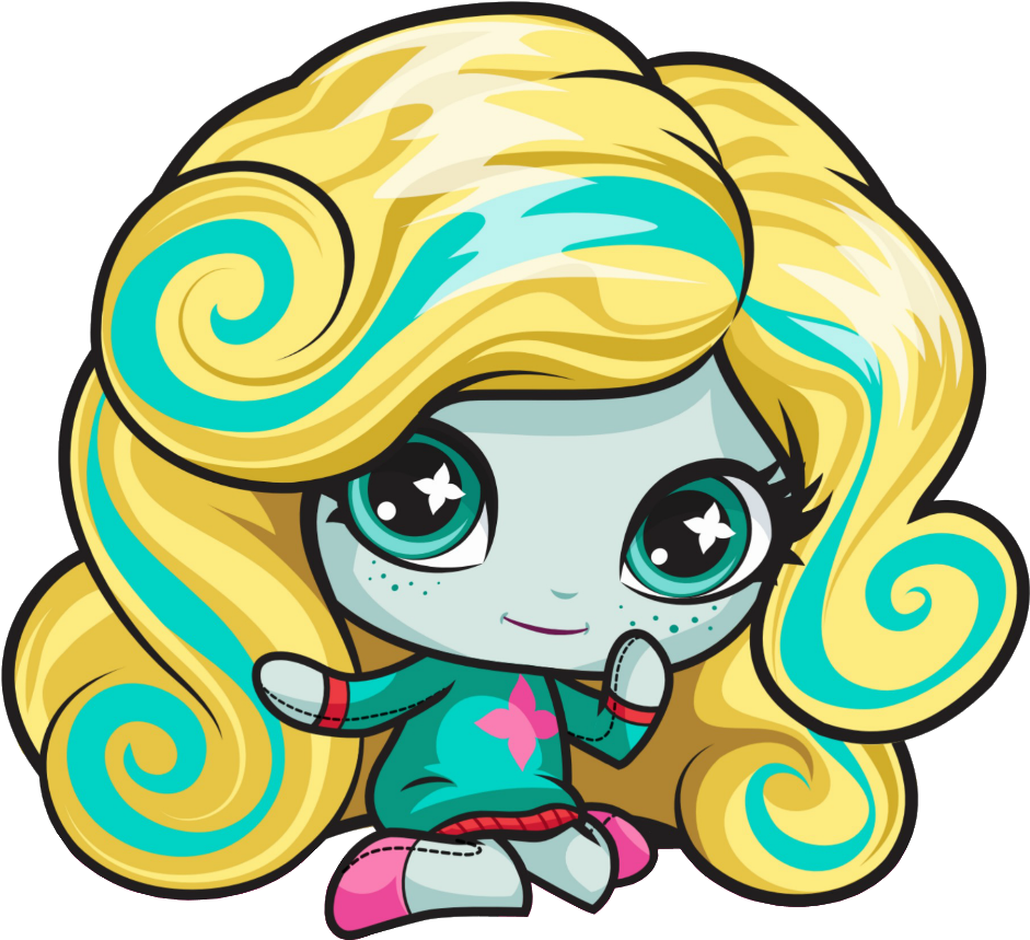 Coloring Pages Excellent Monster High Minis Names 23 - Monster High Lagoona Blue Mini (989x909)