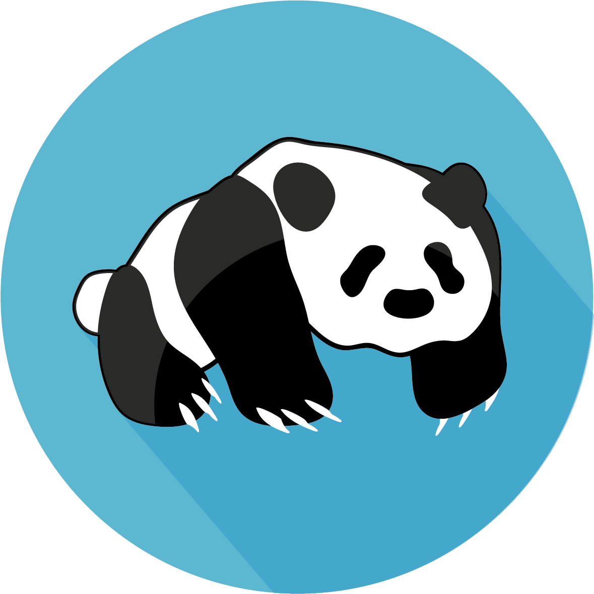 Lazy Panda Flat Icon - Embankment Tube Station (1189x1188)