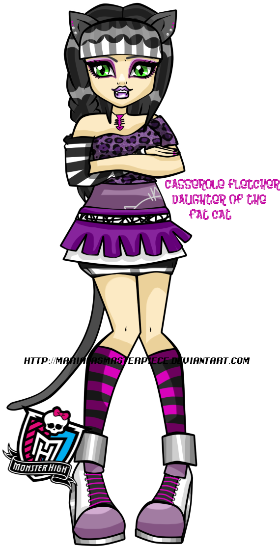 Casserole Art Monster High Oc By Marianasmasterpiece - Monster High (600x1200)