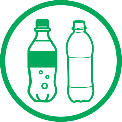 Pet Bottles - Plastic Bottle Icon Png (395x395)