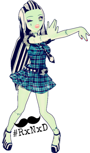 Monster High Images Frankie Wallpaper And Background - Frankie Stein Mmd (296x500)