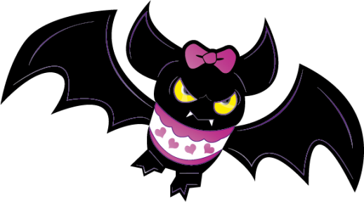 Monster High Bat Clipart - Monster High Bat Png (518x288)