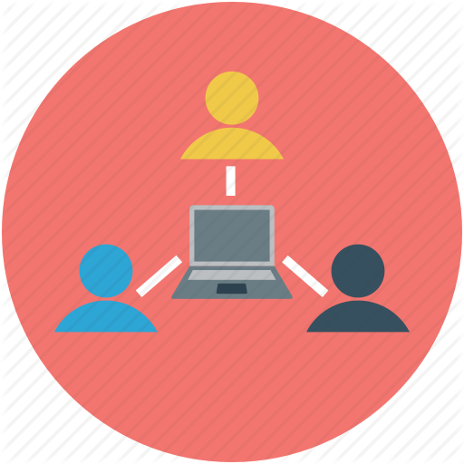 Social Network Single Flat Icon On Stock Vector - Goal-setting Theory (512x512)