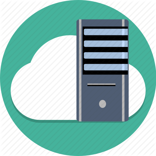 Icon-datacenter - Cloud Server Flat Icon (512x512)