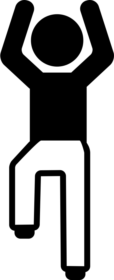 Boy Flexing Arms And One Leg Comments - Scalable Vector Graphics (399x980)