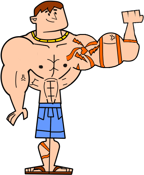 Luke Flexing By Fnaffangamer12 - Cartoon (581x697)