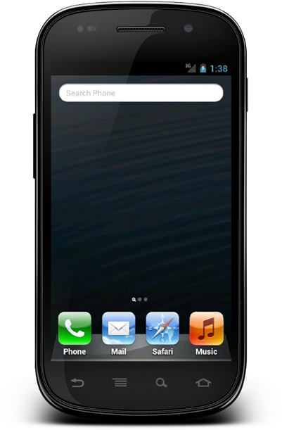 Fake Iphone 5 Launcher Spotlight - Full Housing Carbon Fiber Skin Sticker For Iphone 5 (400x699)