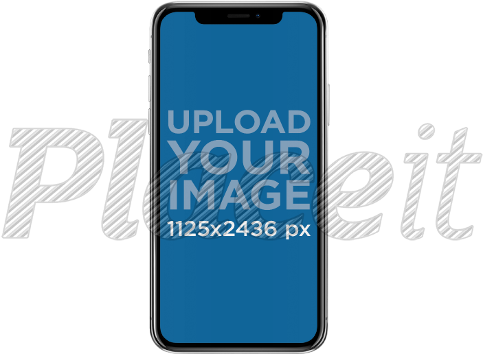 Iphone X Mockup Against Transparent Background A17152foreground - Iphone X Mockup Png (750x563)
