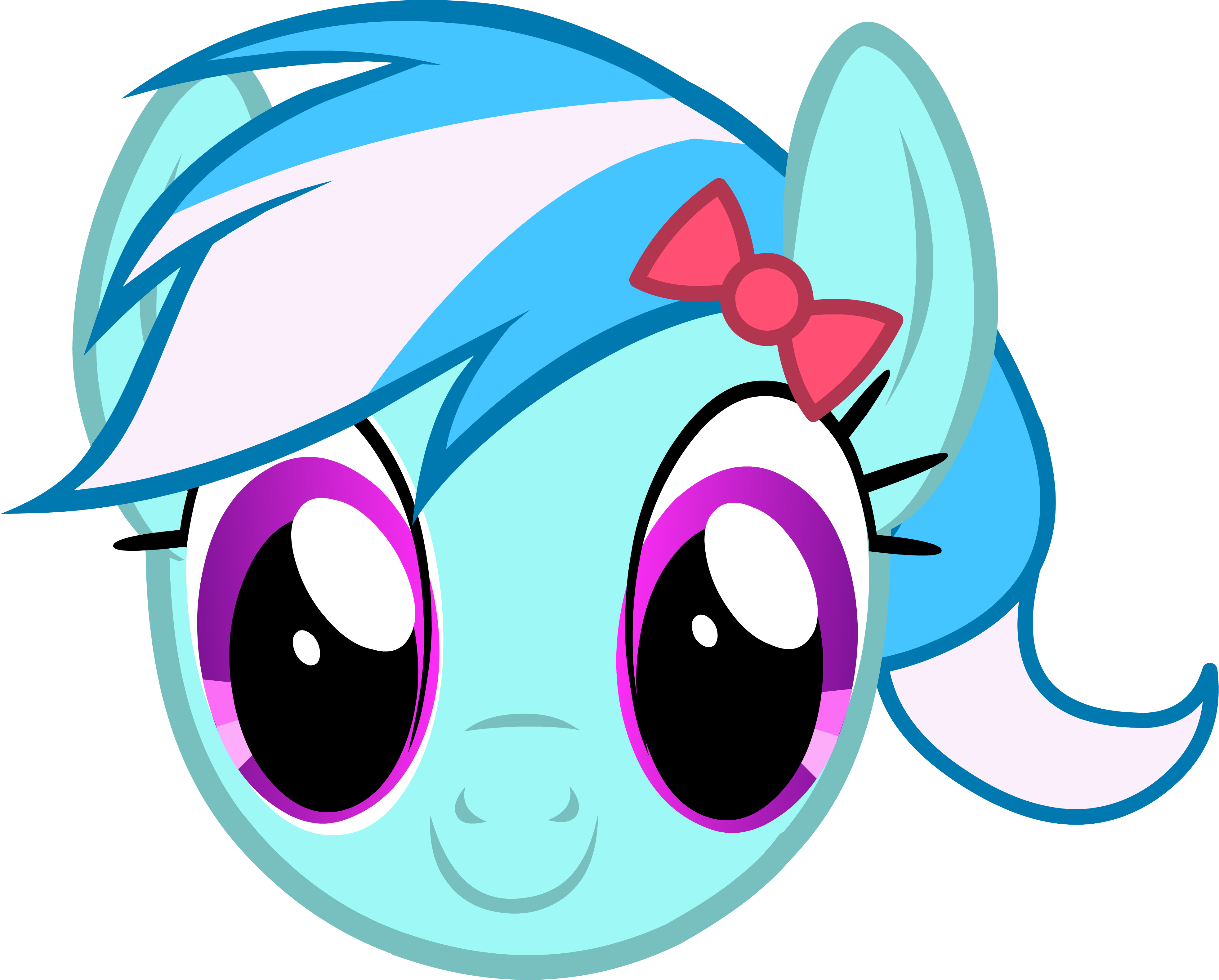 Sultanna Bow Headshot - Cabeza My Little Pony (3930x3160)