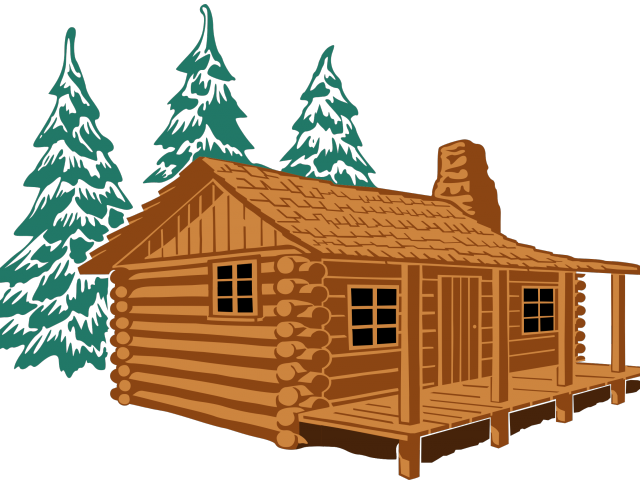 Cabin Clipart Transparent Background - Cabin Png (640x480)