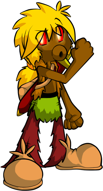 Jace The Deku Scrub By Wolf Artist 101 - Cartoon (449x711)