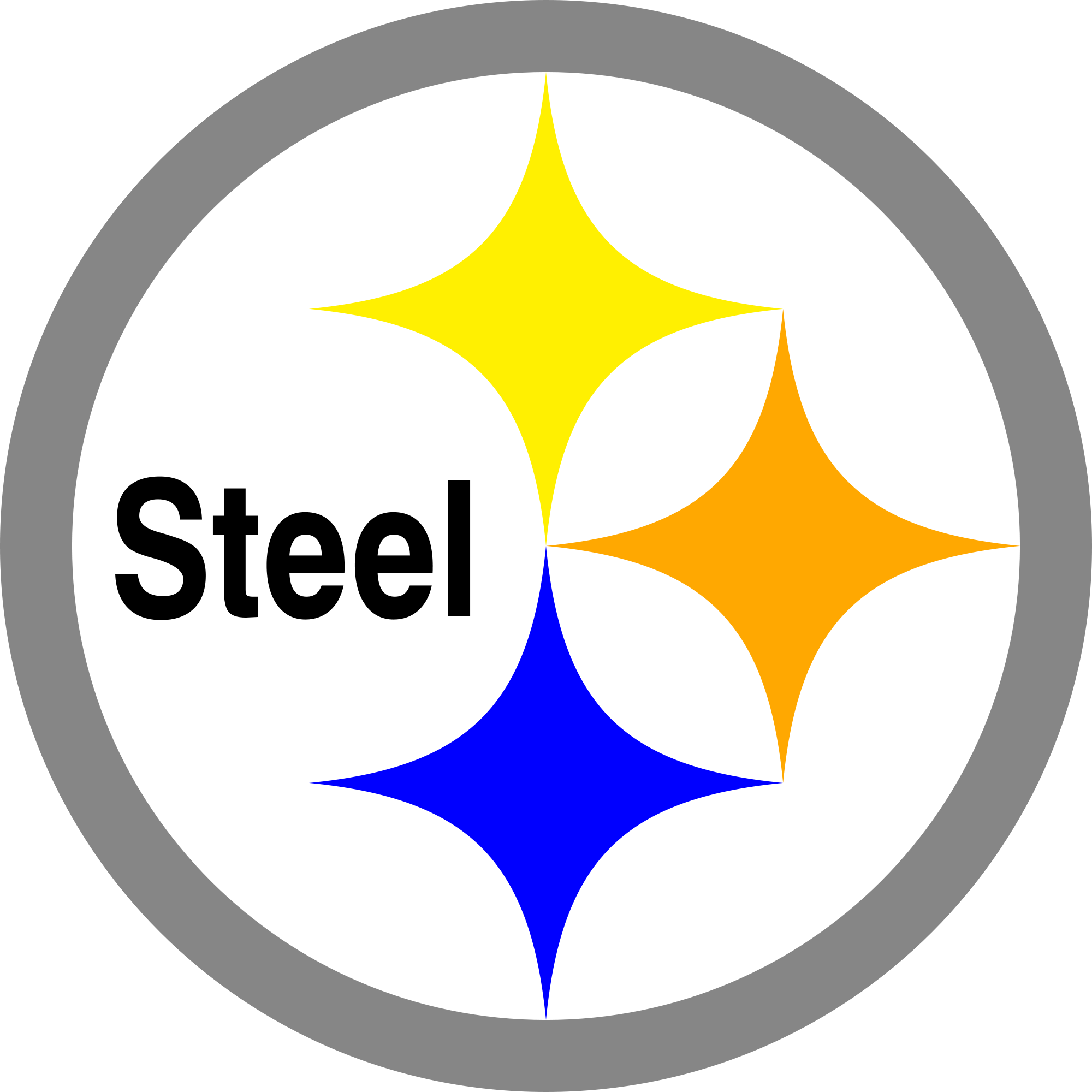File Steelmark Logo Svg Wikimedia Commons Rh Commons - Logos And Uniforms Of The Pittsburgh Steelers (2000x2000)
