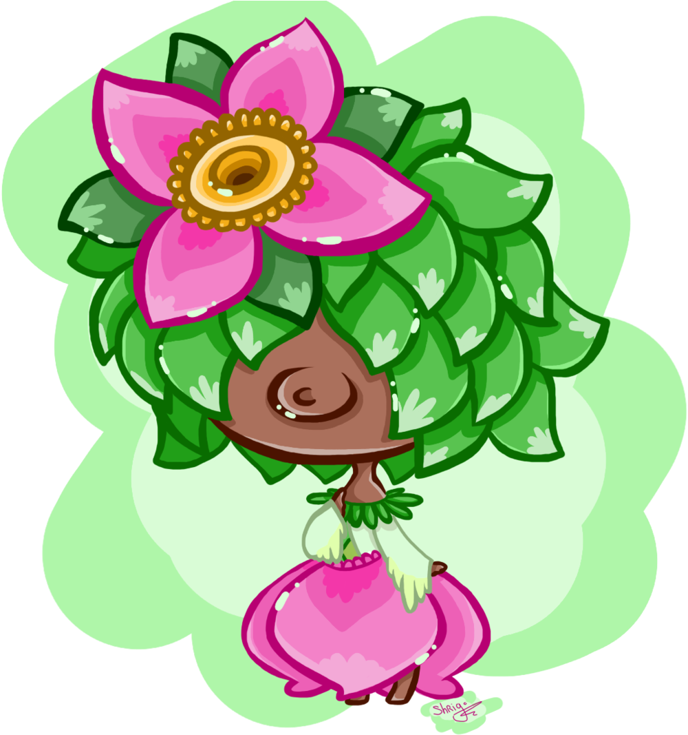 Poppy The Deku Scrub By Marshalltrap - Illustration (1024x1071)