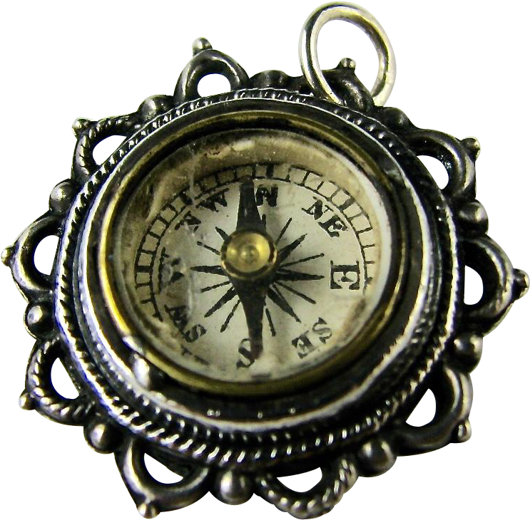 This Lovely Antique Fob Watch Decoration Is Sterling - Antique (742x742)