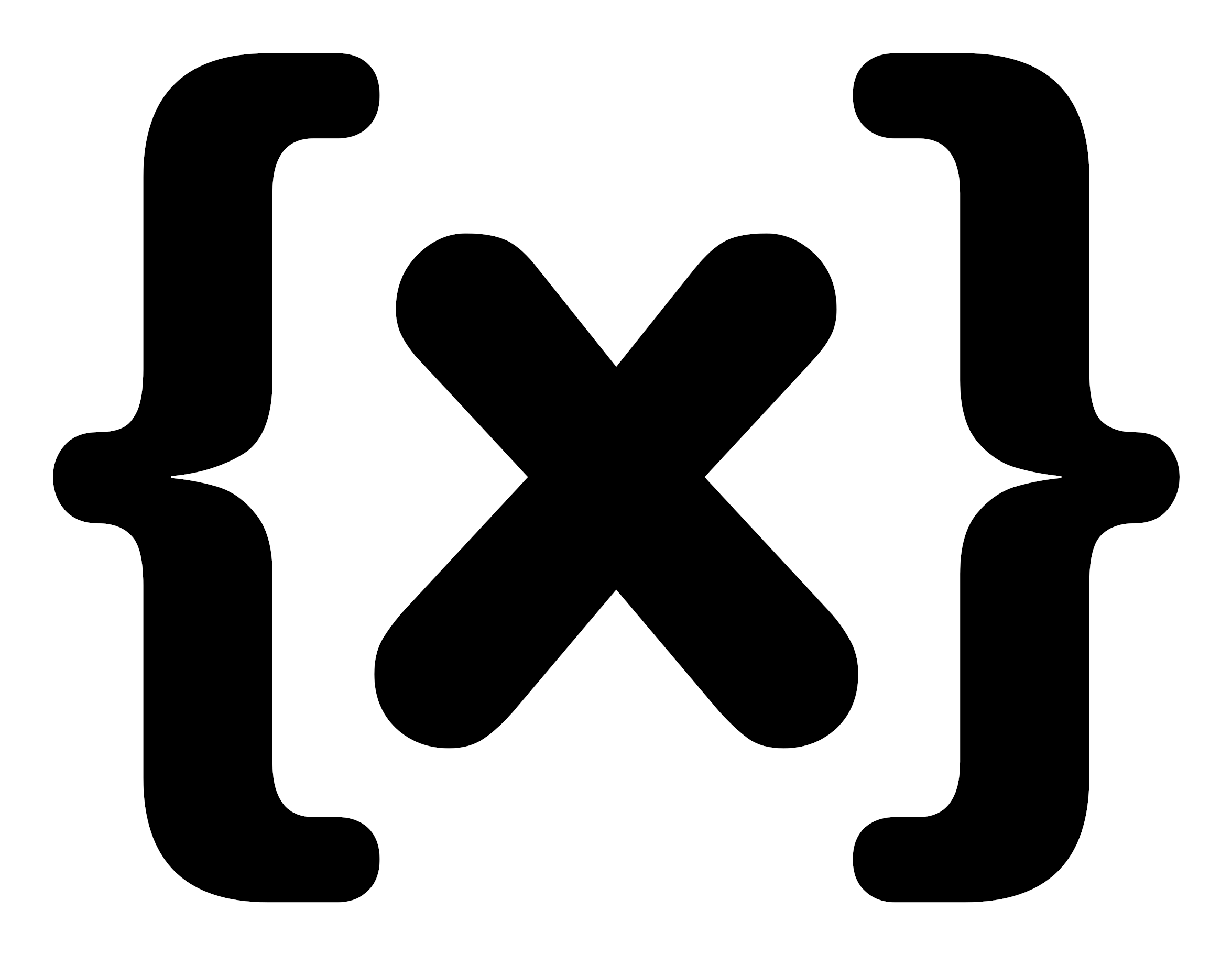 Math Brace - Xcube Labs Logo (2400x2400)