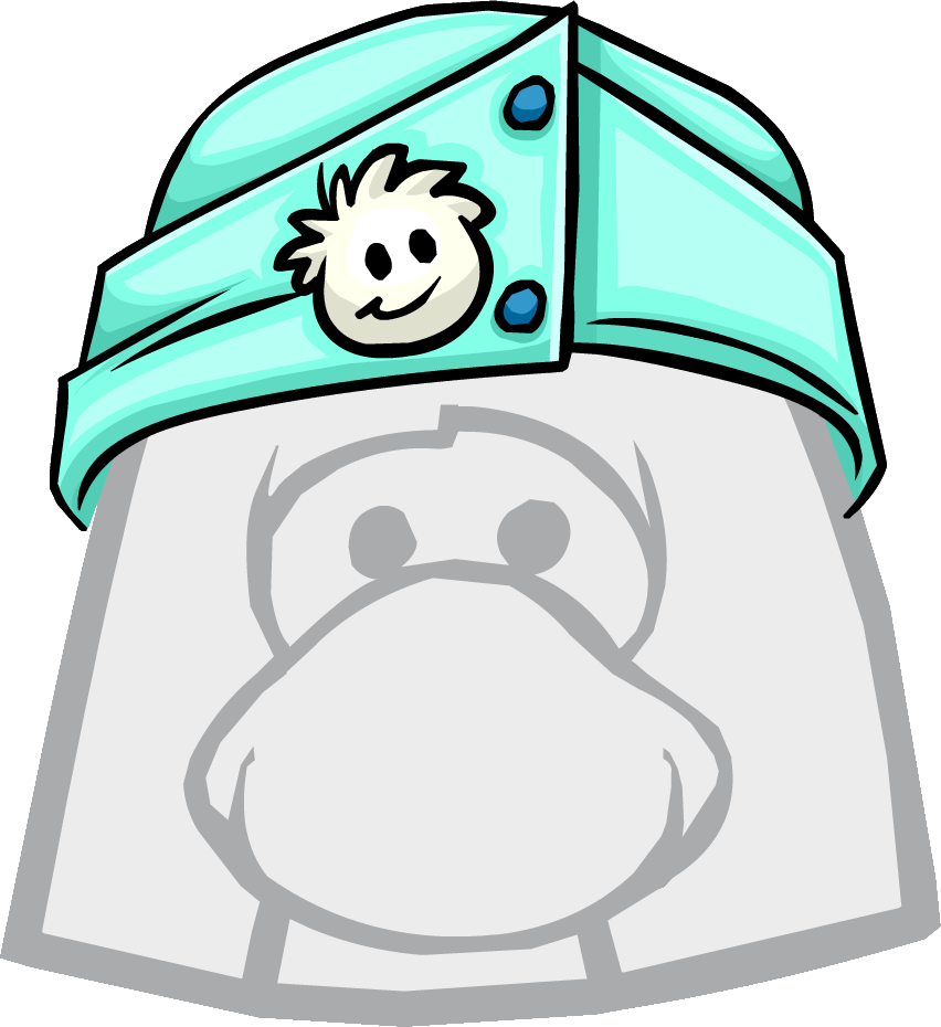 Puffle Care Cap - Club Penguin Rare Hair (852x930)