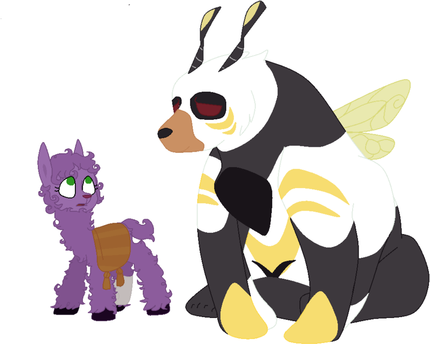 Of Alpaca And Bug Bear By Ari-10 - Cartoon (894x894)