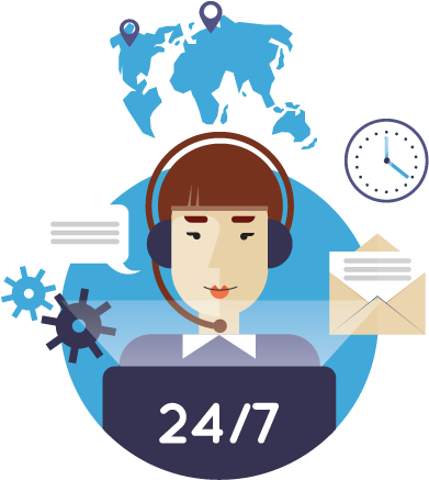 24-hour Worldwide Assistance, 7 Days A Week, 365 Days - Pipe (450x450)