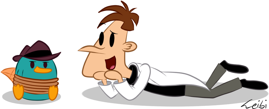 Leibi97 243 20 Cute Perry And Doof By Leibi97 - Perry And Doofenshmirtz Fanfic (1000x454)
