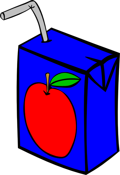 Apple Juice Box Clip Art At Clker Com Vector Clip Art - Apple Juice Box Clip Art At Clker Com Vector Clip Art (408x596)