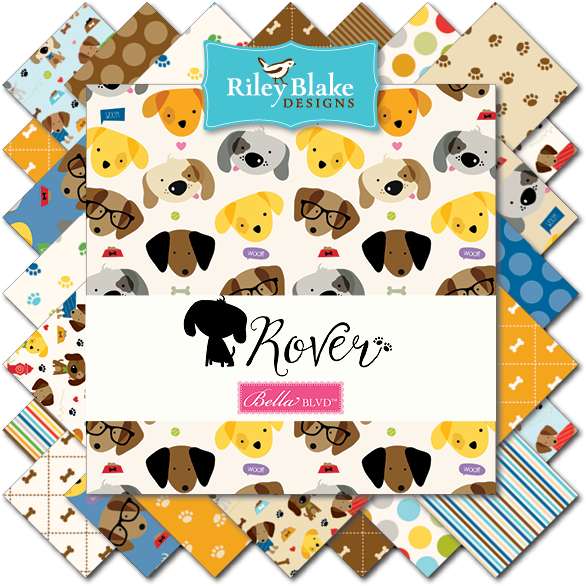 Rover Knits - Riley Blake Rover C5210-cream Fabric (612x612)