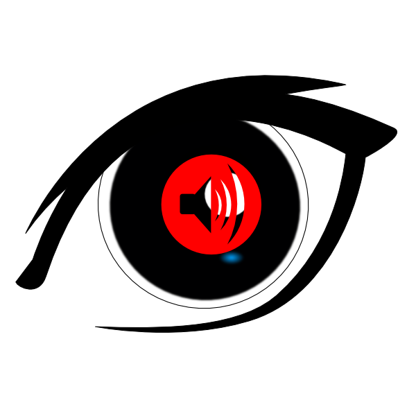 Hear Me See Me Without Text Clip Art At Clker - Eye Vector Hawk (600x600)