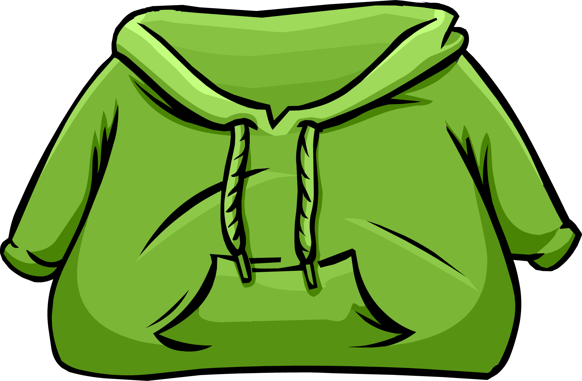 Green Hoodie - Club Penguin Red Hoodie (1915x1253)