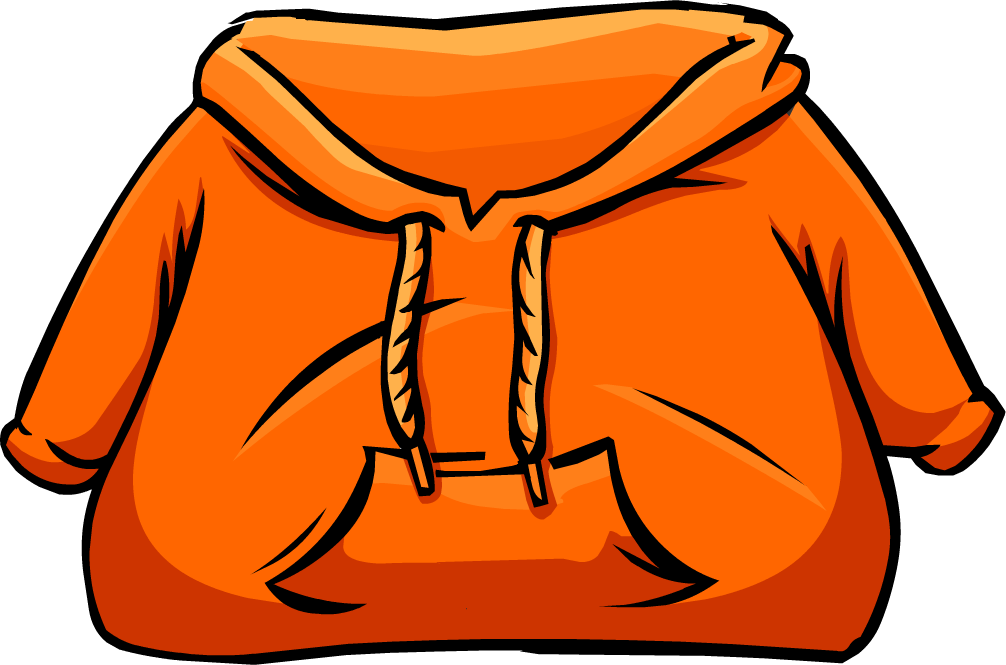 Orange Hoodie - Club Penguin Hoodie (1006x665)