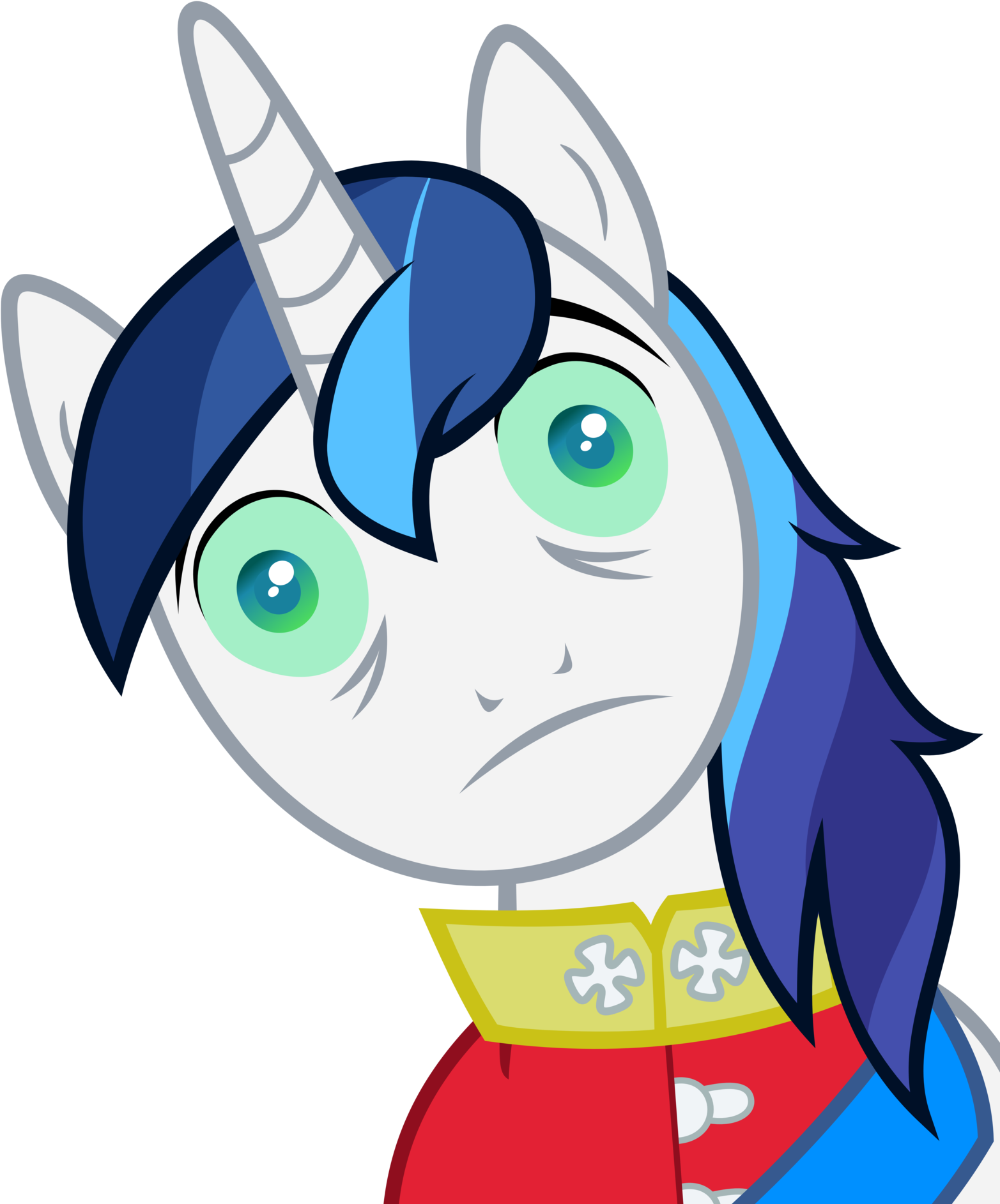 Shining Armor Shining Bright By The Smiling Pony - Mlp Shining Armor Evil (1600x1911)