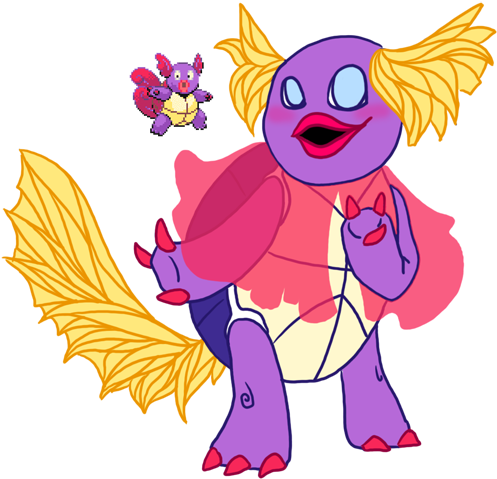 Some Quick Doodly Pokefusions I Did Over On Twitter - Cartoon (500x500)