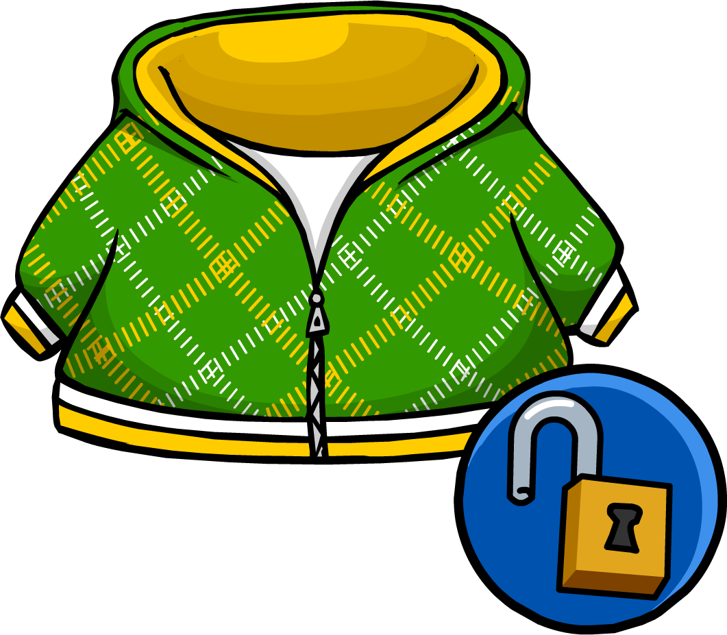 Green Crosshatched Hoodie - Club Penguin Green Hoodie (1061x927)