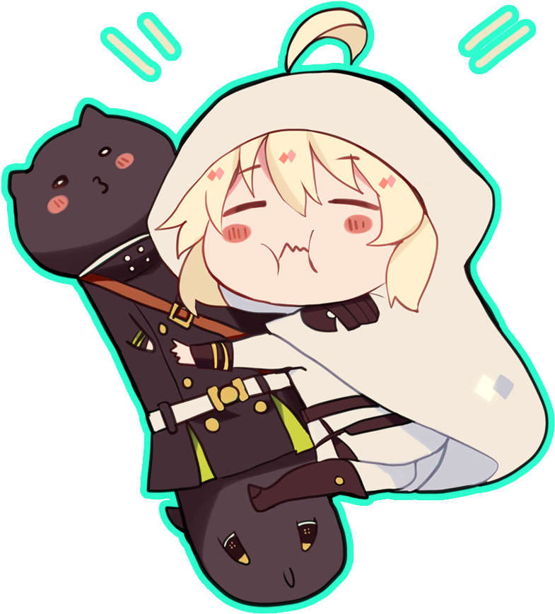 Green Vertebrate Clip Art Fictional Character - Mikaela Hyakuya Gif Meme (900x947)