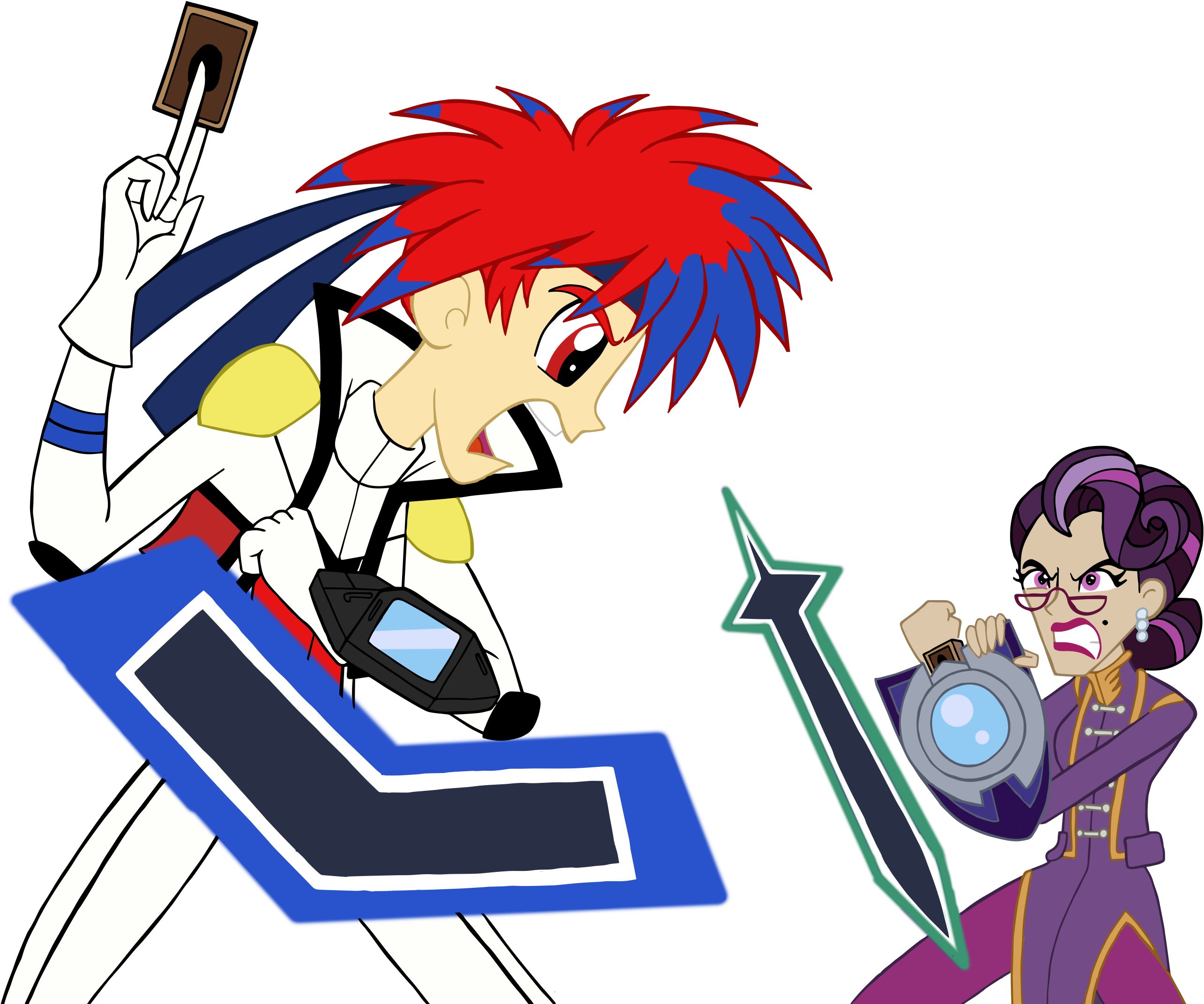 Uploaded - Mlp Yugioh Arc V (2662x2154)