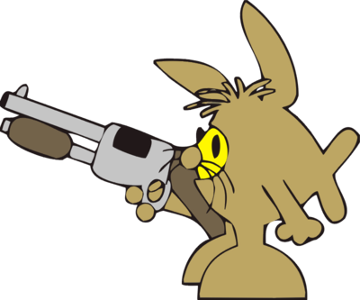 Bunny Bandit - Cartoon (400x333)